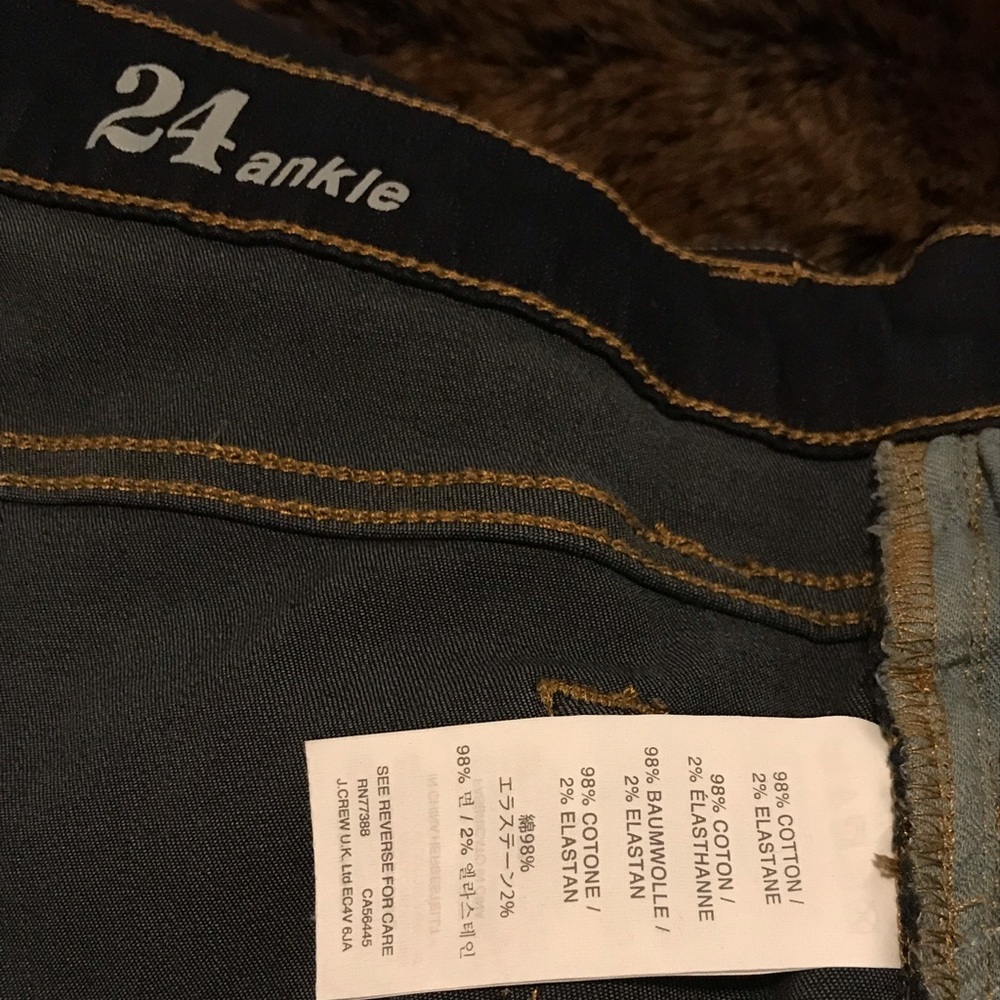 J crew toothpick ankle jeans - Picture 8 of 8
